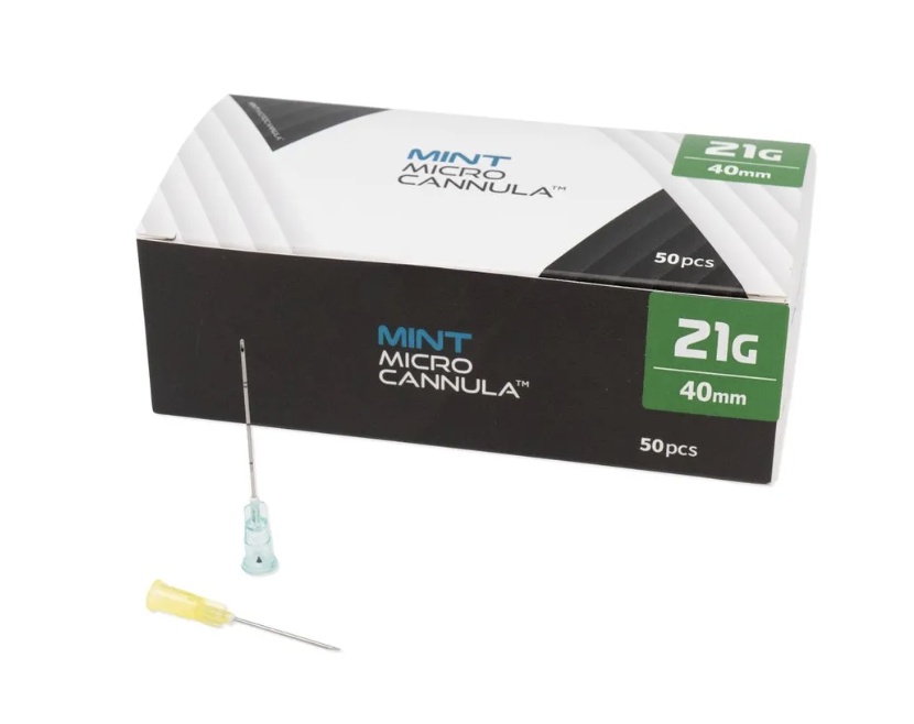 21G Mint Microcannula