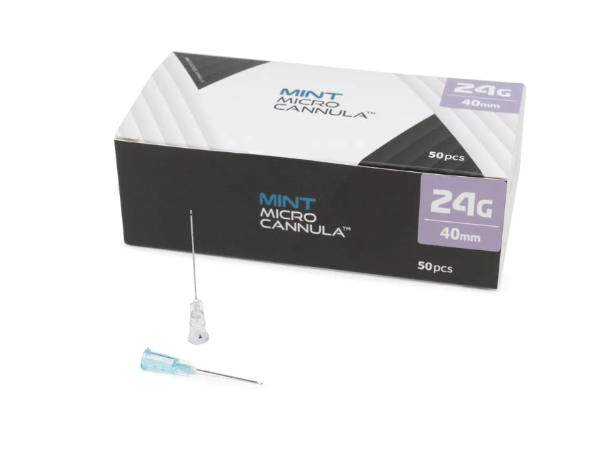 24G Mint Microcannula