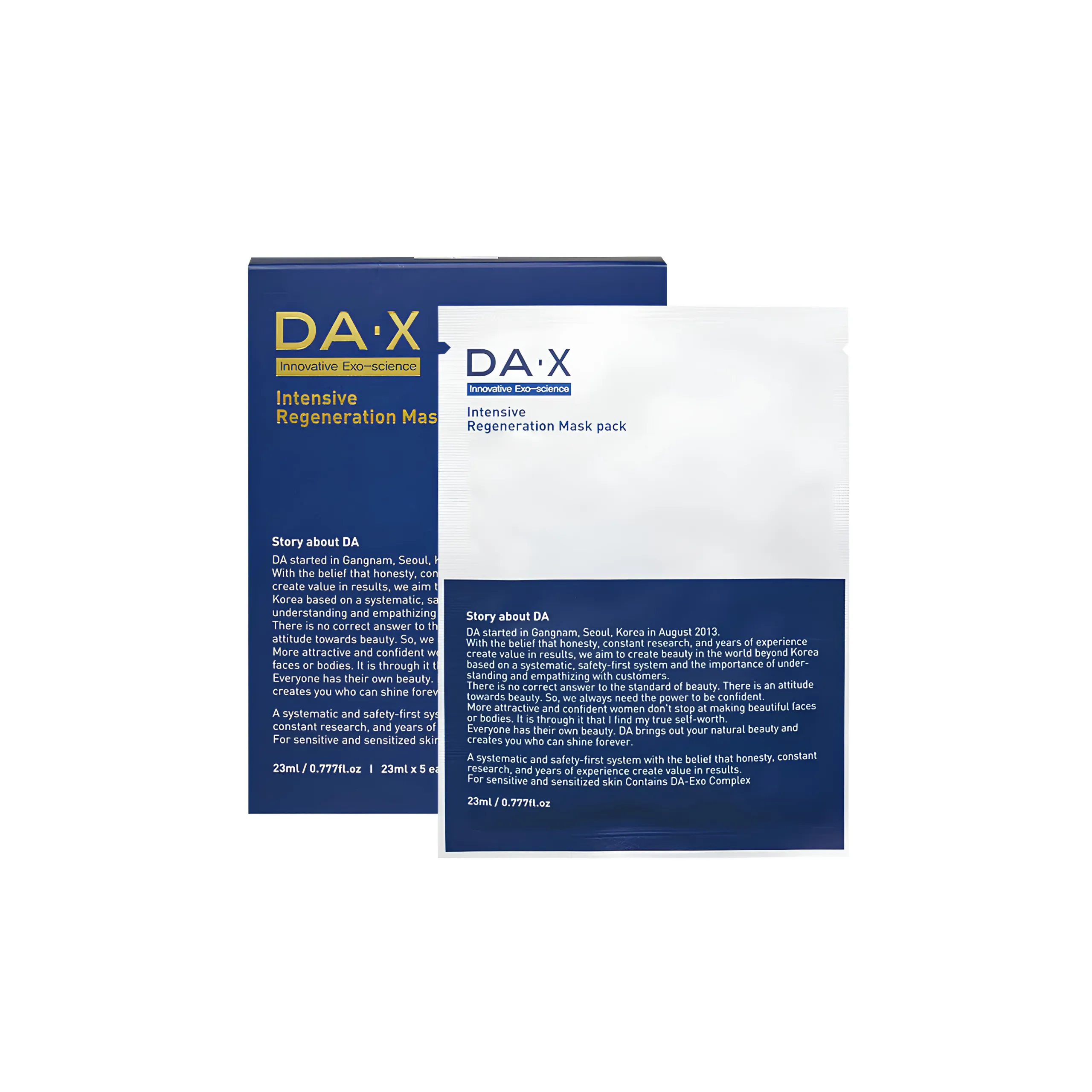 DA-X Intensive Regeneration Mask